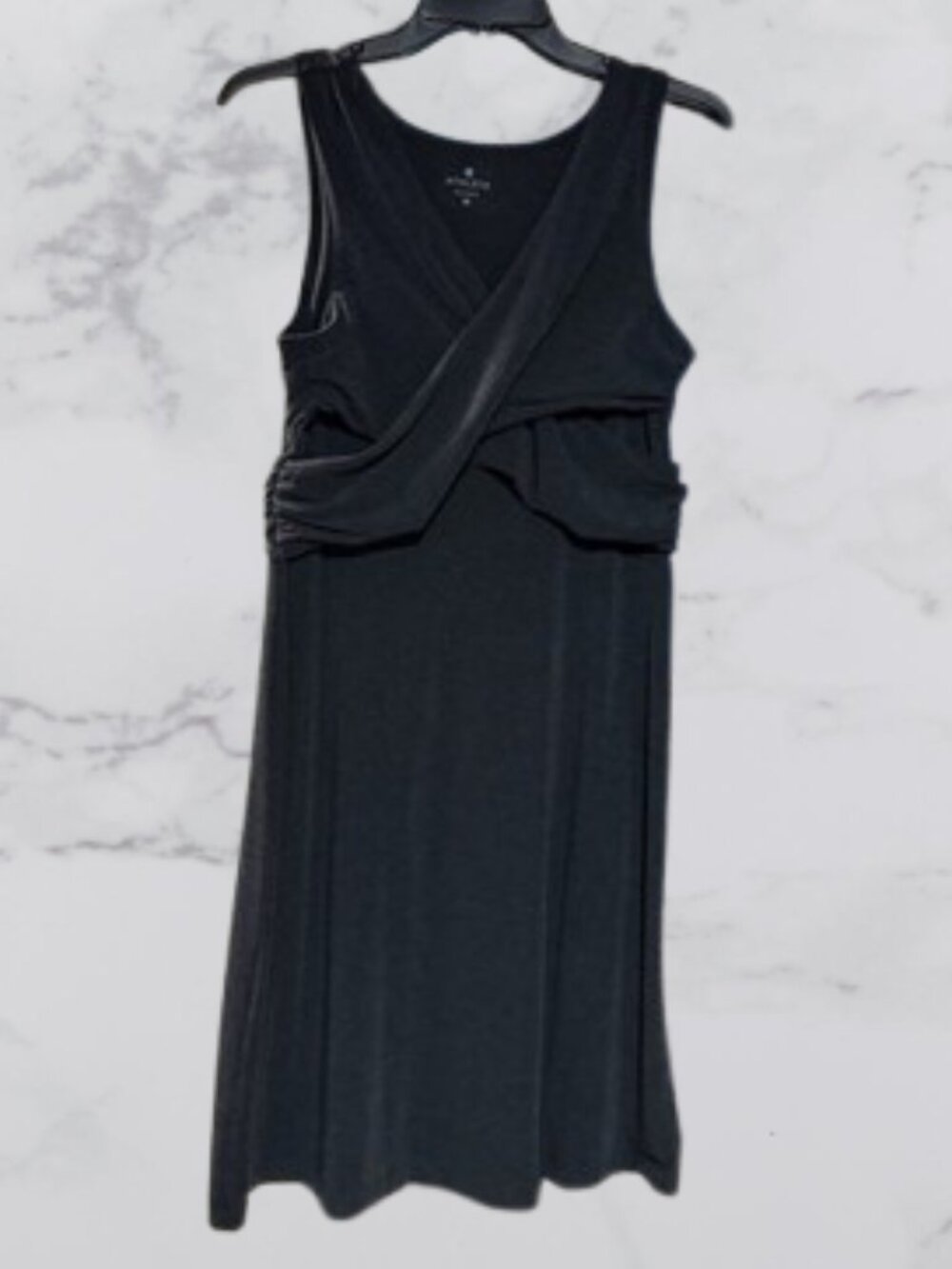 Athleta Dark Gray Wrap Dress Size M